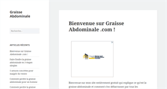 Desktop Screenshot of graisseabdominale.com