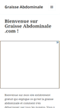 Mobile Screenshot of graisseabdominale.com