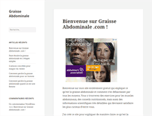 Tablet Screenshot of graisseabdominale.com
